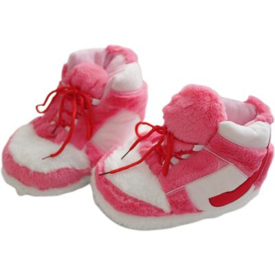 China Custom plush China factory hot sale fashion fur home plush sneaker slipper for sale