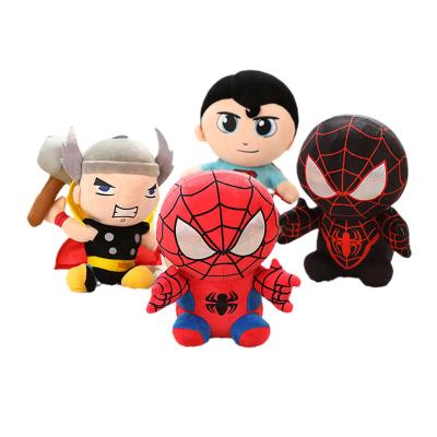 China 2022 Plush Movie Character Thor Plush Toy Collection Avenger Superhero Spider Man Plush Pillow for sale