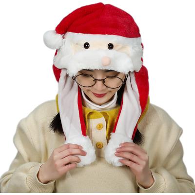 China JOINT Wholesale Custom Christmas Party Plush Stuffed Plush Toy Cute Warm Santa Hat for sale