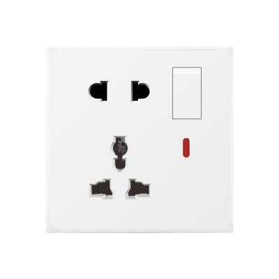 China 16A 220V 250V China Nature Electrical Wall British Standard Usb Socket UK Manufacturer Flame Retardant USB Switch Socket for sale