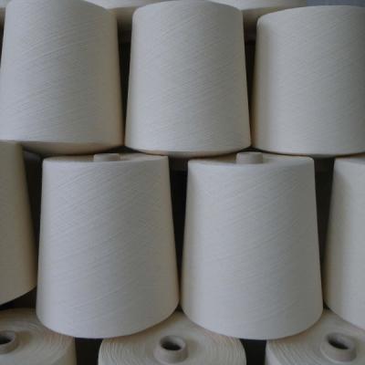 China Sustainable Polyester Blend Nylon Knitting Yarn Cotton Yarn 40s Carded Compact Yarn for sale