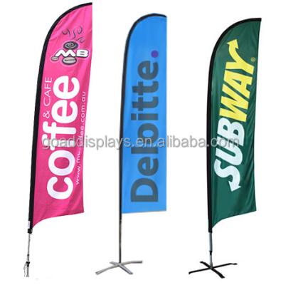 China FLYING sale outdoor advertising product beach flags and promotional materials for sale for sale