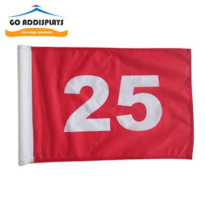 China High Quality FLYING Golf 14x20 Tube Flag For Sport Promotion for sale