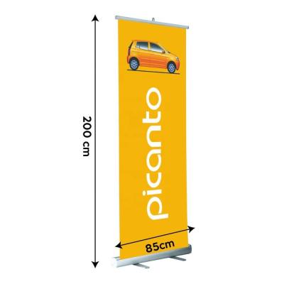 China Lightweight China Wholesale Portable Traditional Exhibition Pull Up Retractable Hanging Roll Printed Up Banner Hand Roll Up Banner for sale