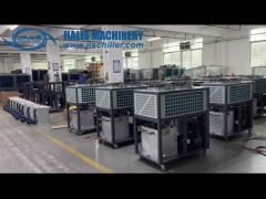 Large chiller production workshop