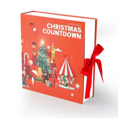 China Advent Calendar Box For Kids Christmas Diy Custom Advent Calendar Box In Recyclable Christmas Cardboard Box for sale