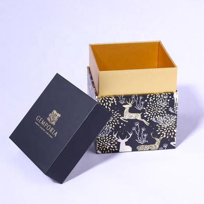 China Recyclable Brown Box Candle Packaging Holders Empty Candle Box Bottle Perfume Box for sale