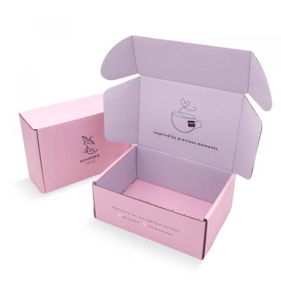 China White Gift Box Recyclable Apparel Premium Packaging Pink Apparel For Brand Bags Custom Clothes Boxes Branded Logo for sale