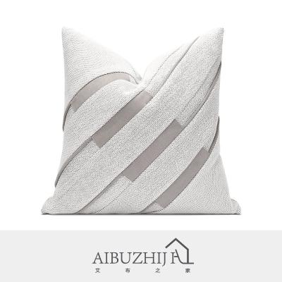 China AIBUZHIJIA Anti-Static Simple Modern Living Room Pillow Case 18 x 18 Inches 45 x 45 cm Pillow Cover Decorative for sale