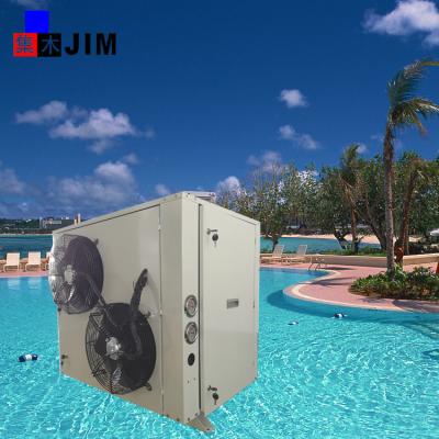 China Outdoor Swimming Pool With Water Heating And Cooling Heater Commercial Energy Saving Frequency Conversion Heat Pump Air To Water Electric Bath for sale