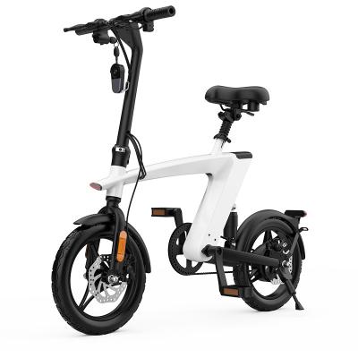 China Aluminum alloy lithium battery frontier Japanese two-wheeler folding electric bicycle speed shift generation driving pedal power adult ele for sale