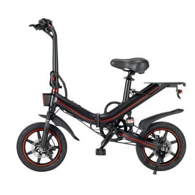 China 48V400w Unisex 14 Inch Electric Multifunctional Foldable E-bike / Scooter With App for sale