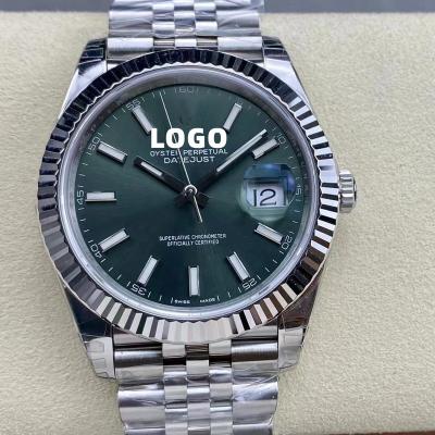 China New Top Mechanical Alarm Couples Dive Watch VS 904L 3235 Movement Sapphire 126334 41mm Mint Green Steel Watch for sale