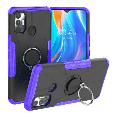 China Shockproof 2 in 1 shockproof bracket for magnetic phone case for tecno spark 7 SPARK 10C SET 2023 for sale