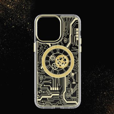 China Fashion Shockproof New Design Mechanical Watch Phone Case For iPhone 14/14 Pro Cool Model Max Circuit Board PCBA Shockproof Case for sale