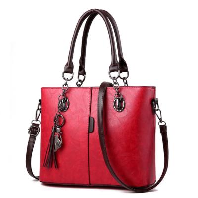 China 2020 New Fashion Style Women Grab Bag PU Leather Lady Hand Bag for sale