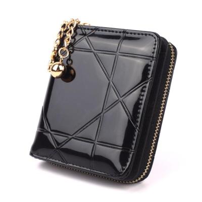 China New 2020 Women PU Coin Purse Clutch Wallet Multifunctional Metal Zipper Pocket Leather Card Holder Small for sale