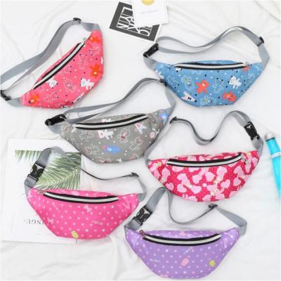 China Wholesale Fashion Water Proof Canvas Pattern Waist Bag Custom Animal Pussy Pack Ladies Running Belt for sale