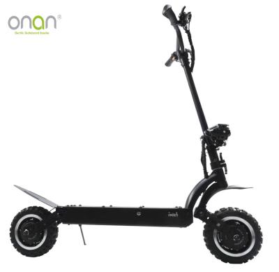 China Unisex Off Road Dual 60V Lithium Battery 2800w High Speed ​​Motor 11 Inch Width Tire Electric Scooter for sale