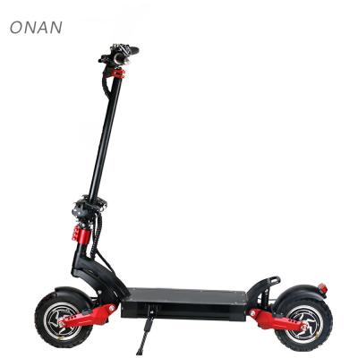 China 52V 2000W Unisex Dual Motor 10 Inch Off Road High Speed ​​Foldable Electric Scooter for sale