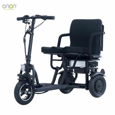 China ONAN Three Wheel 8 Inch Eco-friendly Portable Cheap Tricycle 36V Electric Folding Scooter For Elderly for sale