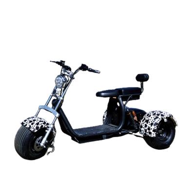 China Eco-friendly 8 Inch 60V 1500W 2000W DC Brushless Motor Customize 3 Wheel Electric Motorcycle Scooter Fast for sale