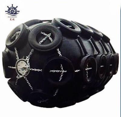 China HDPE Diameter 2.5mx4m Submarine Fender For Boat Protection Yokohama Type Marine Pneumatic Rubber Fender Made In China for sale