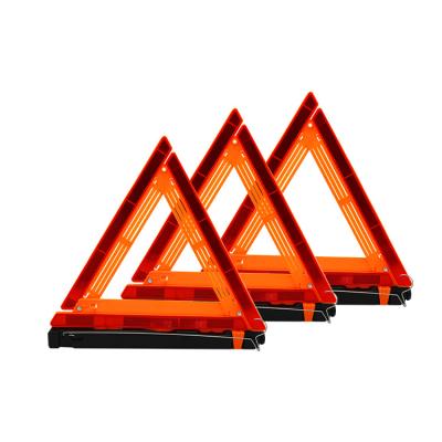 China DOT FMVSS125 Safety Warning Standard Reflective Road Pavement Emergency Warning Triangles for sale