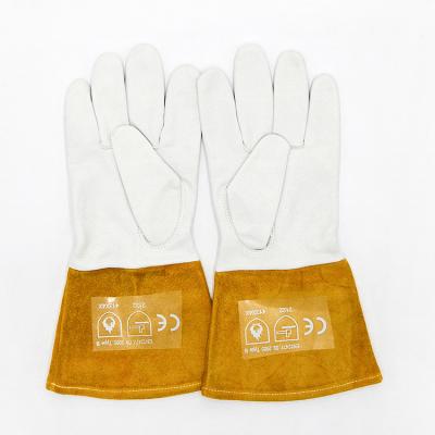 China Industry Cow Split Leather Work Gloves Driver Gloves Construction Gloves for sale