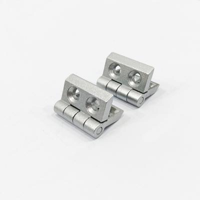 China ALLOY Sliver or black Zinc alloy hinge  for 2020 series aluminum profile for sale