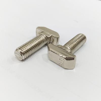 China Steel German standard Carbon Steel T Bolt For 8mm slot  Aluminium Extrusion profile for sale