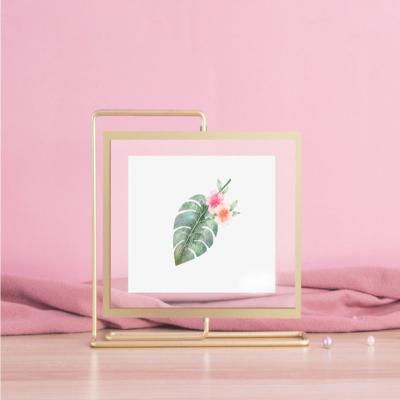 China Widely Applied Freestanding Keepsake Picture Frame Black Household Metal Photo Hanging Aluminum Frame for sale