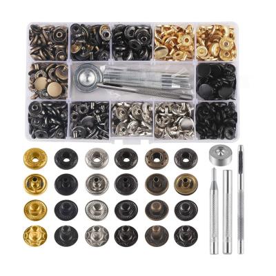 China Viable Custom Type Closure Ring Colored Star Clasp Handle Fork Buttons Mini Snap Fastener Kit Jeans Buttons for sale