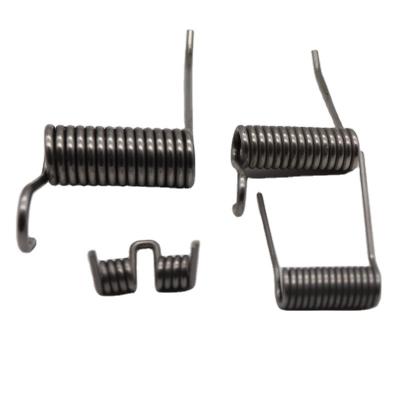 China Small Fan Material Custom Double Spring Base Torsion Spring for sale