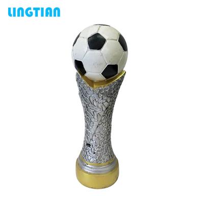 China China LINGTIAN Custom Craft Resin Fantasy Football /Football Trophy for sale