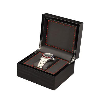 China LINGTIAN Logo Luxury Wooden Watch Packaging Recyclable Custom Box for sale