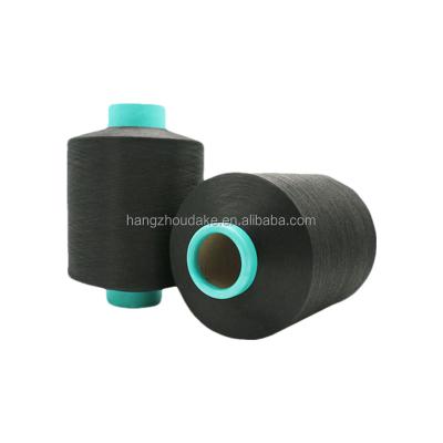 China Wholesale 300D/96F DDB Polyester Filament DTY Viable Dope Dyed Black AA Grade For Textile for sale