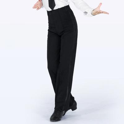 China Breathable Modern Salsa Tango Latin Dance Pants Men Boys Latin Dance Pants for sale