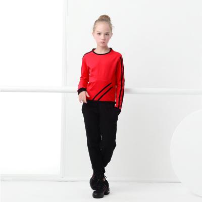 China Spandex / Cotton Kids Stripes Casual Sports Suits Kids Sportswear for sale