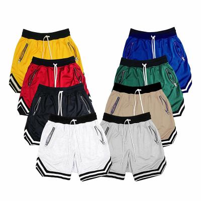 China Mesh Basketball Shorts De Hombre Wholesale Custom Made Breathable Plus Size Summer Gym Polyester Athletic Running Empty Mens Basketball Shorts for sale