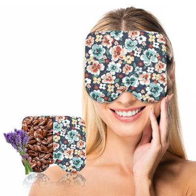 China For Rehabilitation Therapy Wheat Heat Pack Reusable Microwavable Eye Mask Lavender Eye Pillow for sale