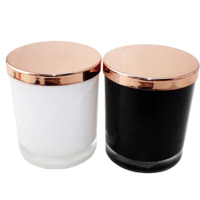 China Nothing Maiden Jars and Lids for Candle Making 8.5oz Glass Candle Jars and Holders with Metal Lids for Candles Diffuser Bottle for sale