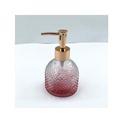 China Personal Care China Factory Luxury Glass Recycled Empty Bottles Hand Wash Bottle for sale