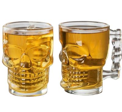 China Model And Handle High Quality And Low Price Glass Beer Handle Mug , High End Glass Water Mug for sale