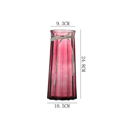 China New popular decorative glass vase wholesale classic/postmodern original manufacturer for sale