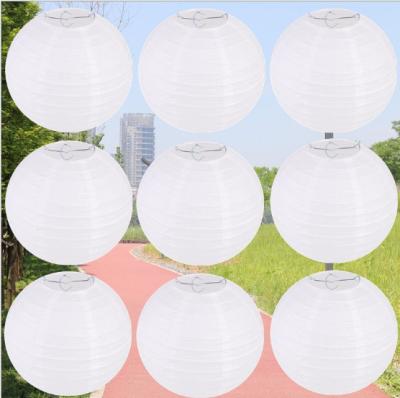 China White Lantern Wholesale, Spot Wedding Paper Lanterns, Children's Drawing Lanterns, Customized Handmade DIY Lighting for sale