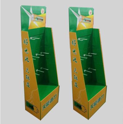 China Hook type cardboard shelf, cardboard display rack, toy display stand, paper display stand，Size can be customized for sale