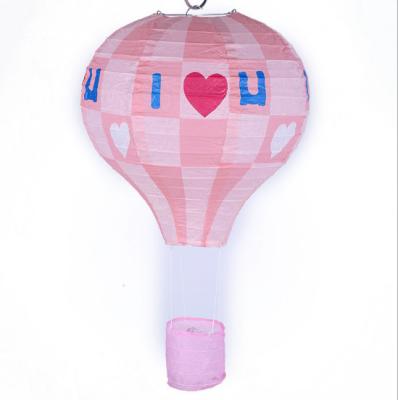 China Paper export hot air balloon room bedroom decoration ornaments supplies wedding arrangements Proposal props wholesale for sale