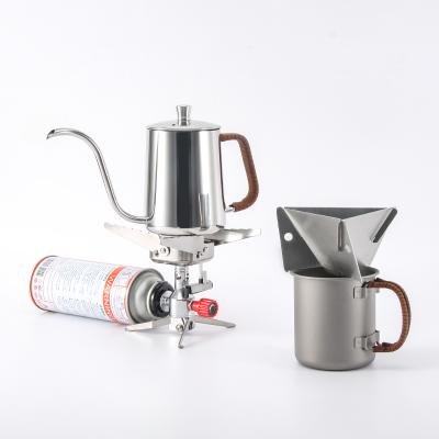 China ABS Plastic Latest New Arrival Design Camping Pour Over Set Customized Outdoor Cafe Set for sale