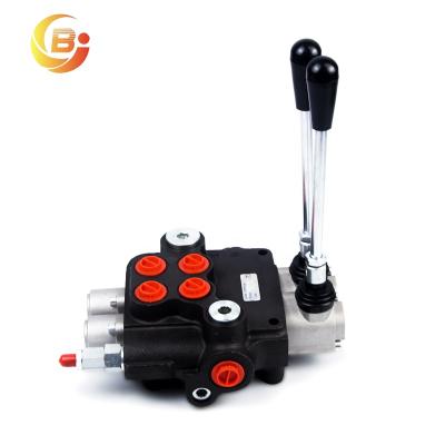 China Junbao Agricultural Machinery 2 Way P80 Monoblock Hydraulic Directional Control Valves With Pneumatic Control for sale